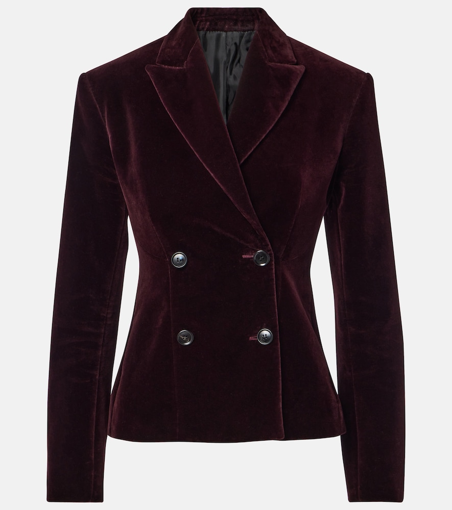 Alaïa Jacke aus Baumwollsamt