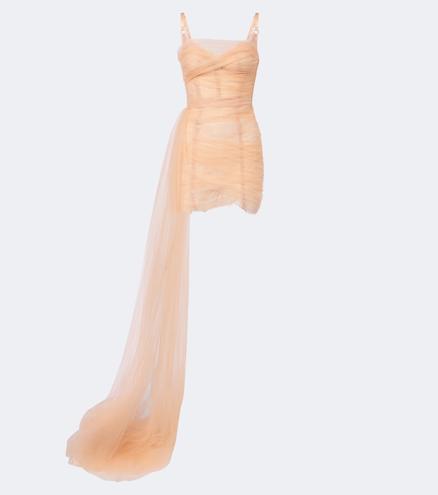 Maria Lucia Hohan Robe asymétrique Elsinora en tulle