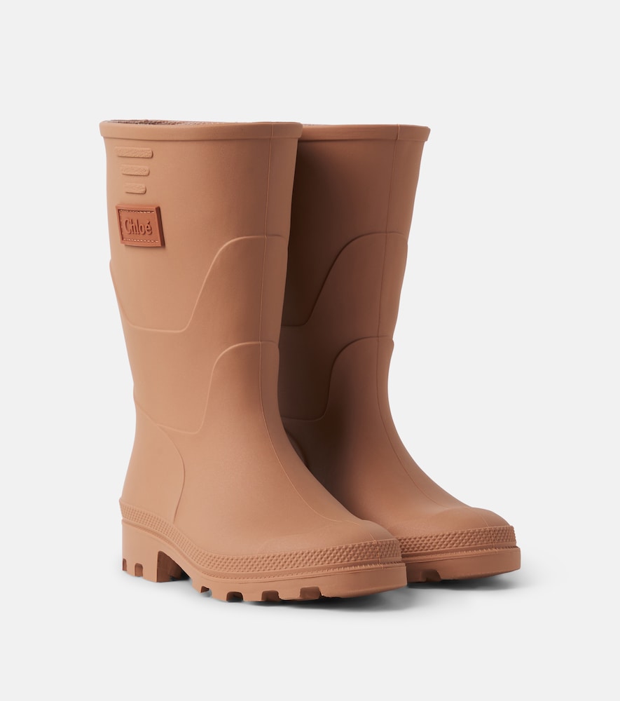 Chloé Kids Stivali da pioggia con logo