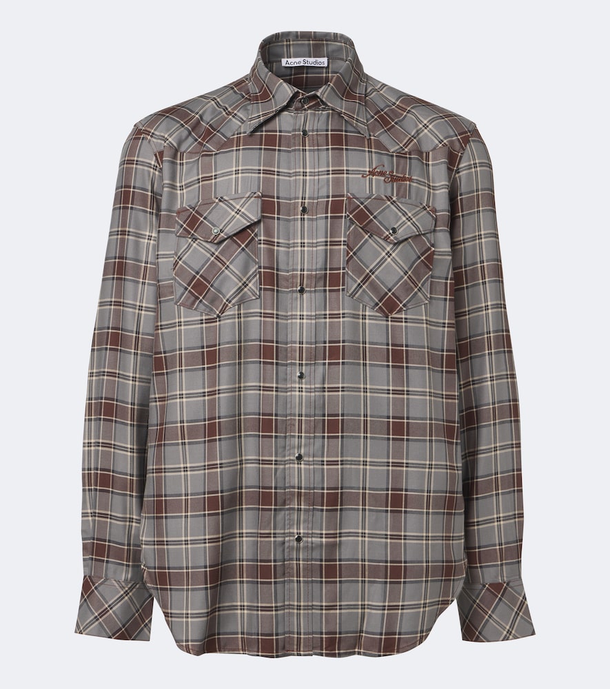 Acne Studios Chemise Surrow en flanelle carreaux 590 €