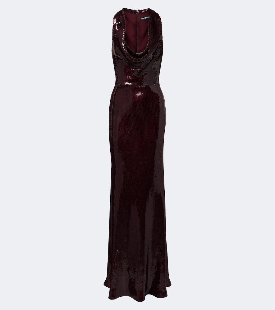 Robe mit Pailletten