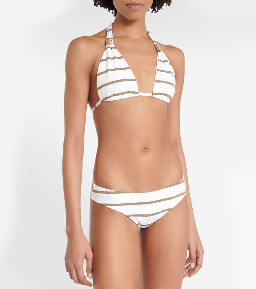 Shop Heidi Klein St Tropez Striped Bikini Bottoms