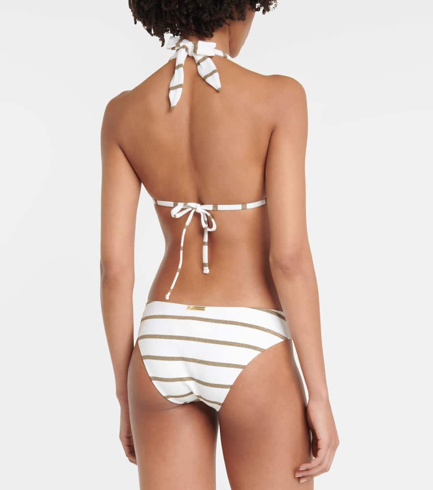 Shop Heidi Klein St Tropez Striped Bikini Bottoms