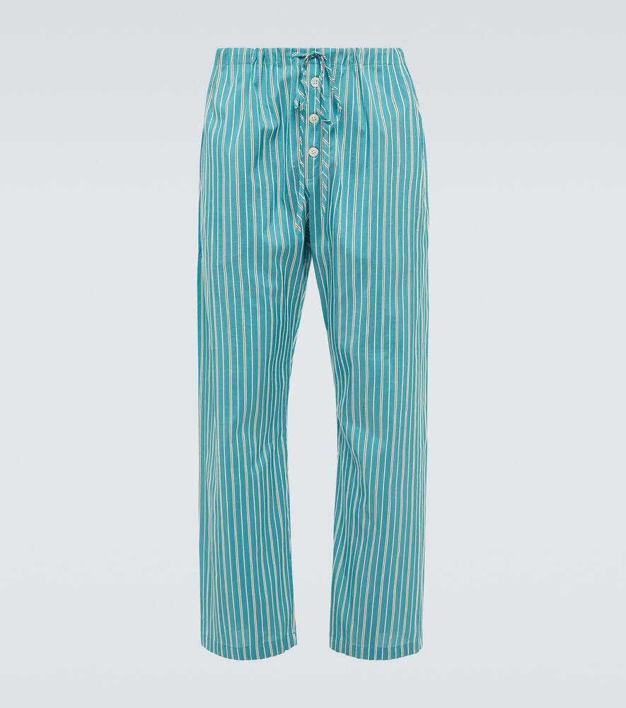 Shore Stripe cotton-blend pajama pants