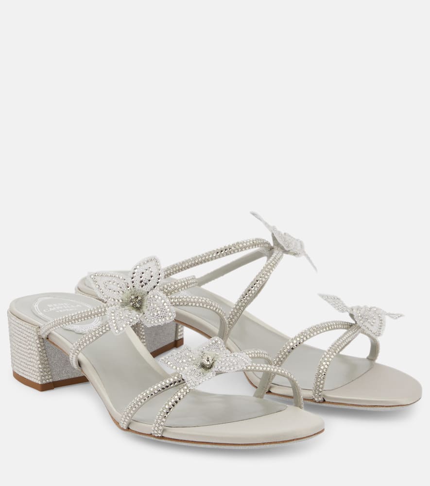 Caterina embellished bow-detail sandals