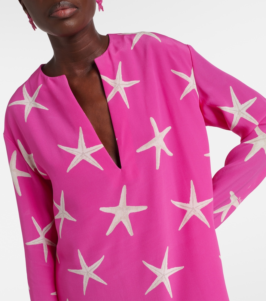  Valentino Valentino Printed Silk Kaftan 