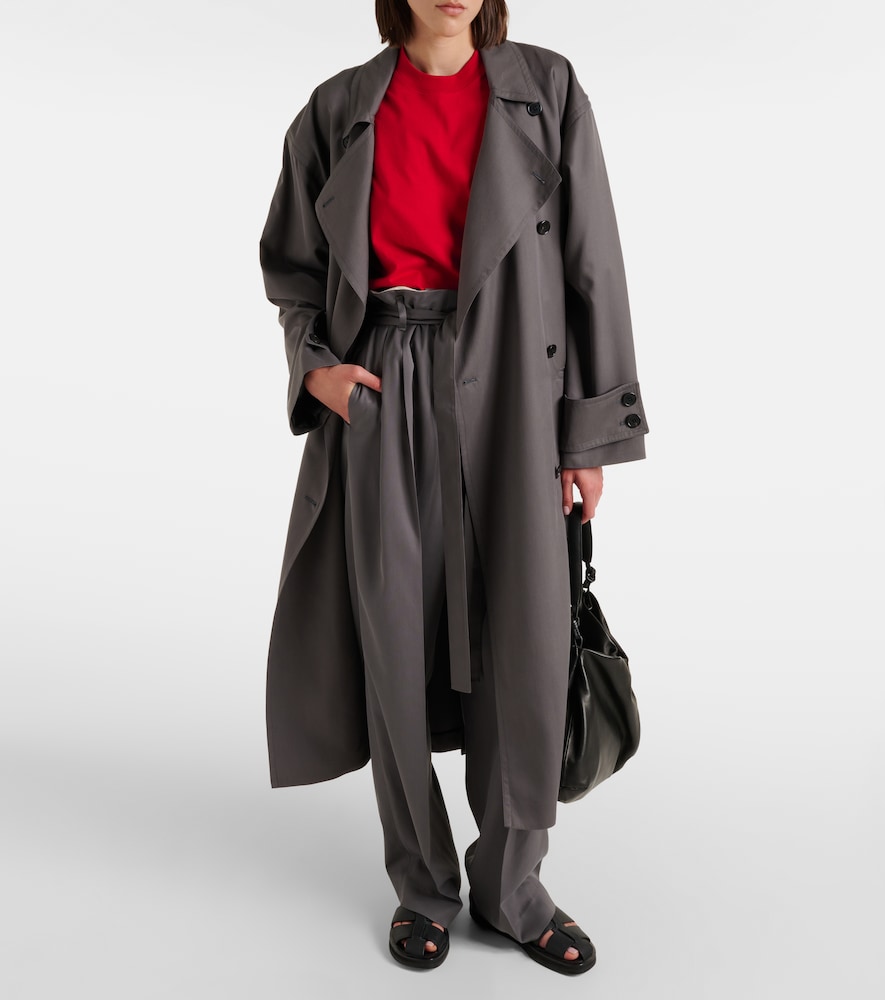  The Row The Row Lonan High-rise Silk Straight Pants 