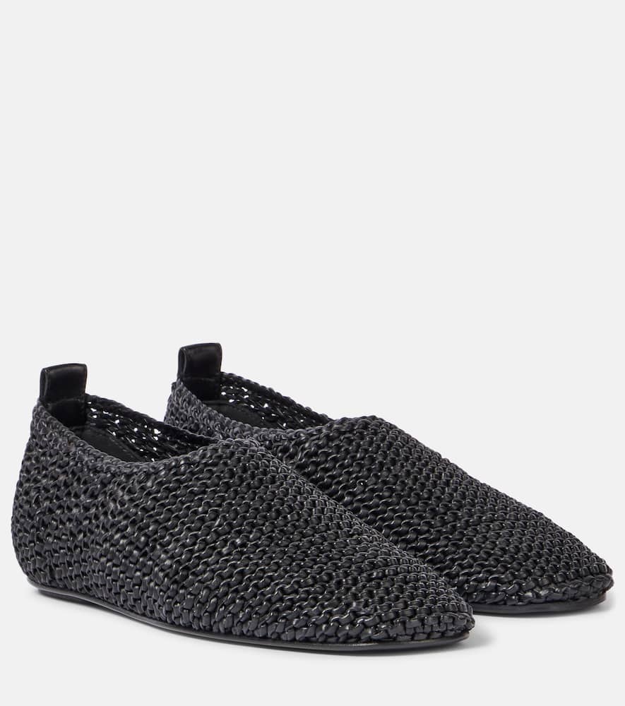 Leather ballerinas