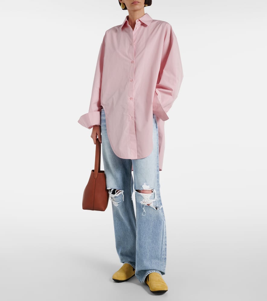 Agolde 90s Distressed Mid-rise Straight Jeans In Backdrop 