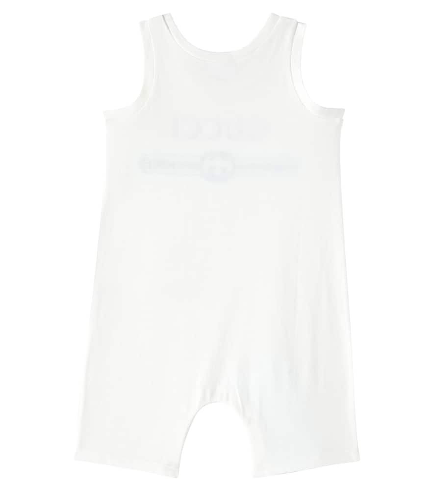 GUCCI BABY LOGO COTTON ONESIE
