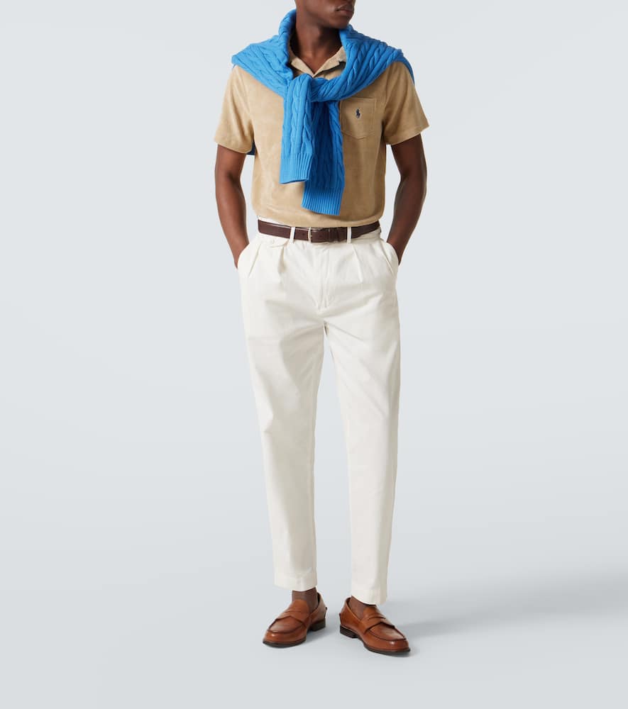 Polo Ralph Lauren Cotton-blend terry polo shirt