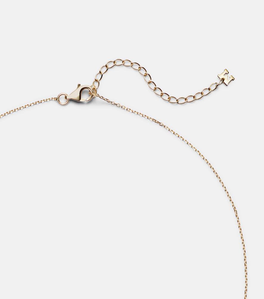 Mateo Cluster 14kt Gold Pendant Necklace With Pearls And Diamonds In Gold