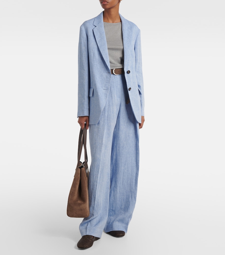 Brunello Cucinelli Sparkling cashmere and silk-blend sweater