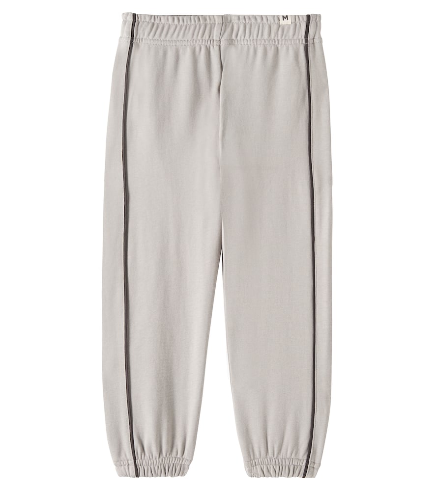 Mini Rodini Cotton Jersey Sweatpants In Grey