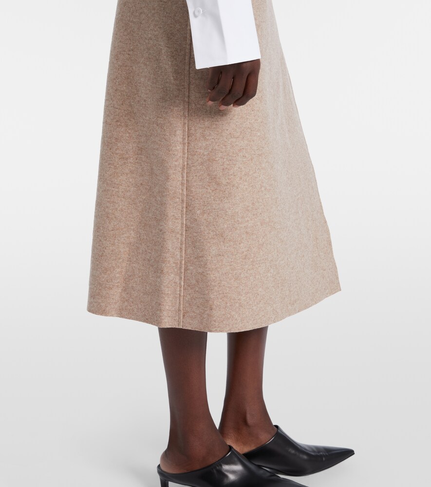 Wool-Blend Midi