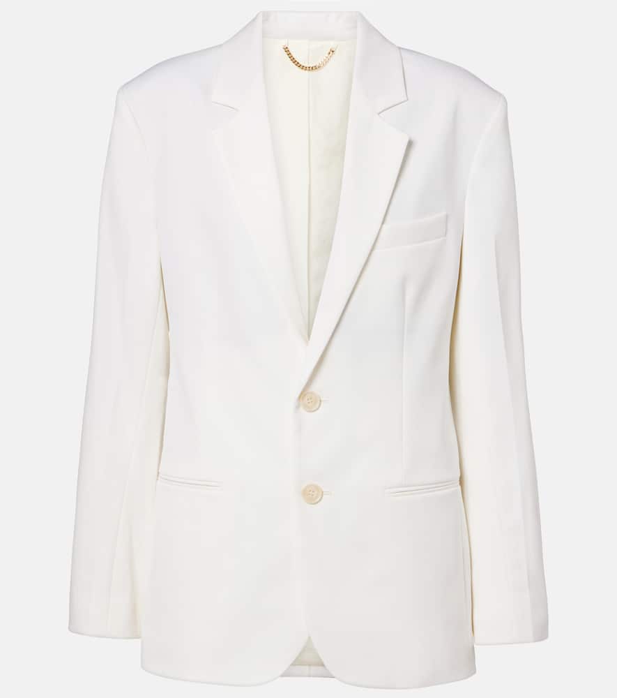 Wool-blend blazer