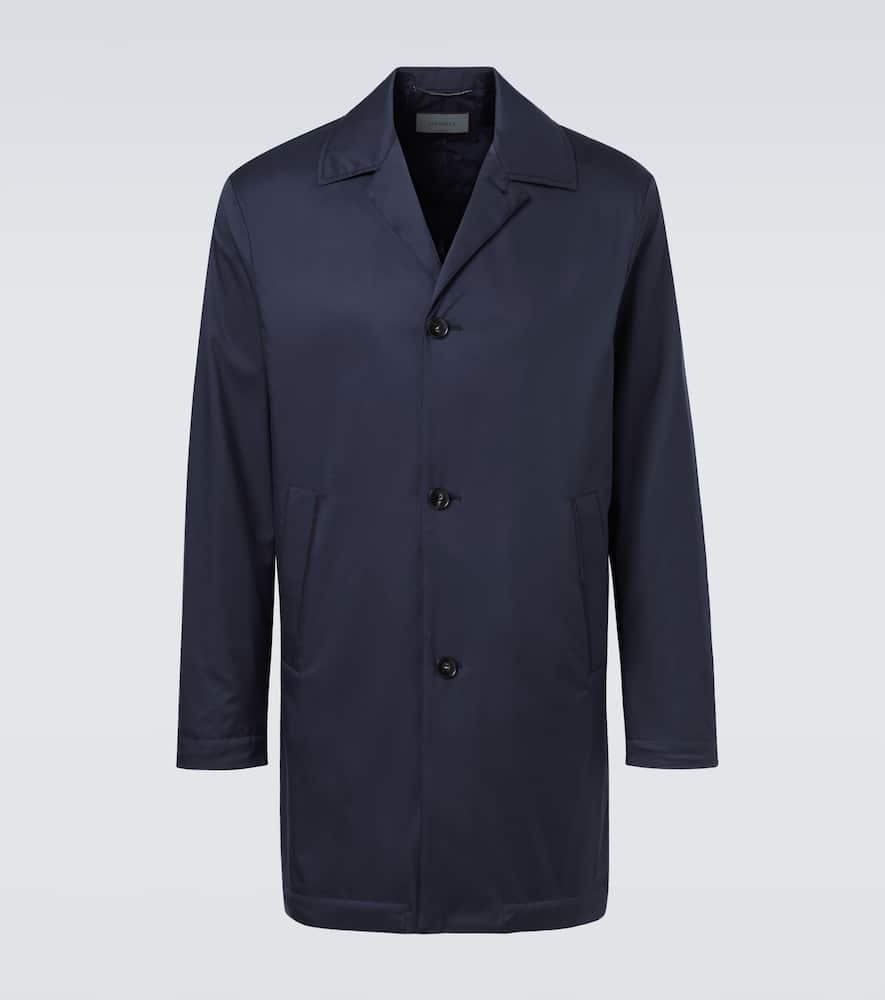 Single-breasted car coat