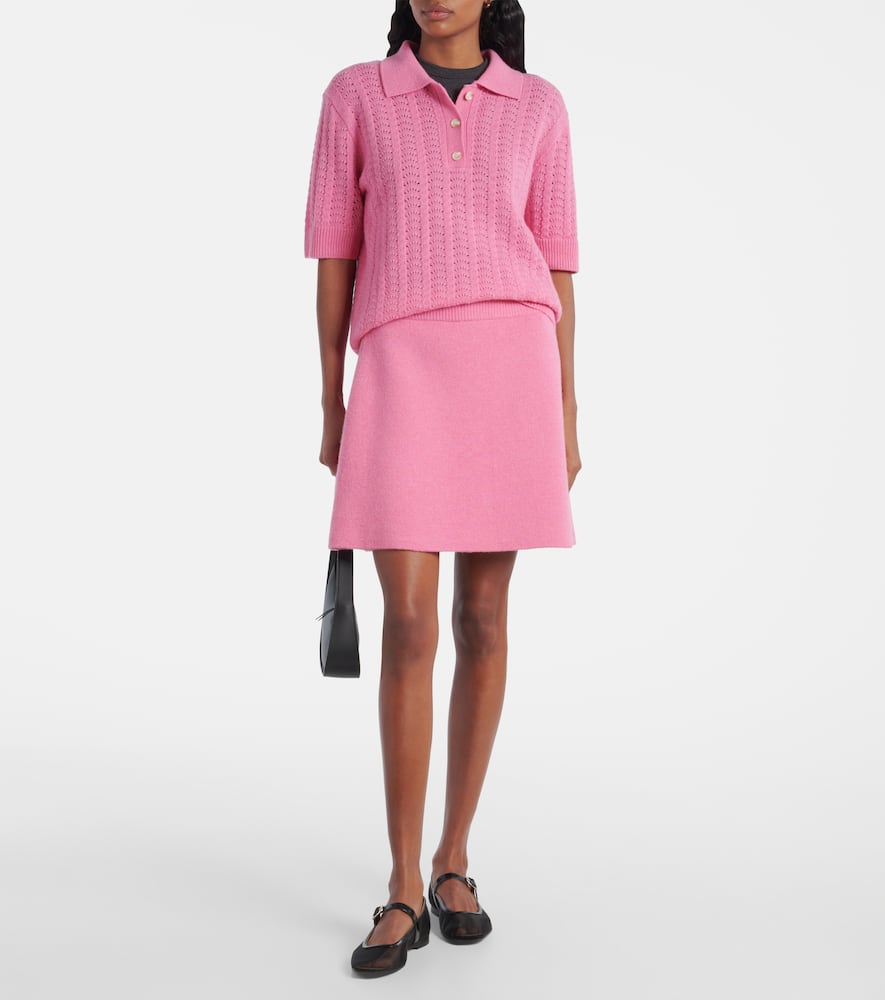 Lisa Yang Clare High-rise Cashmere Miniskirt