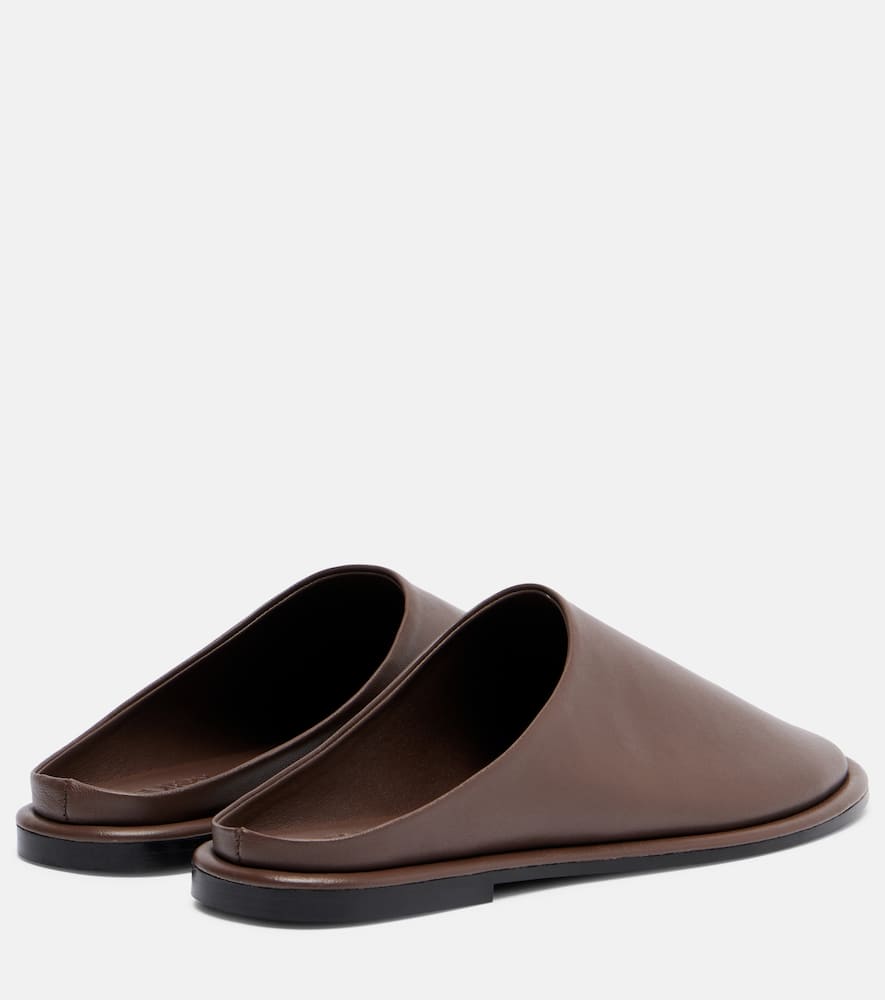 A.emery A. Emery Spencer Leather Mules In Brown