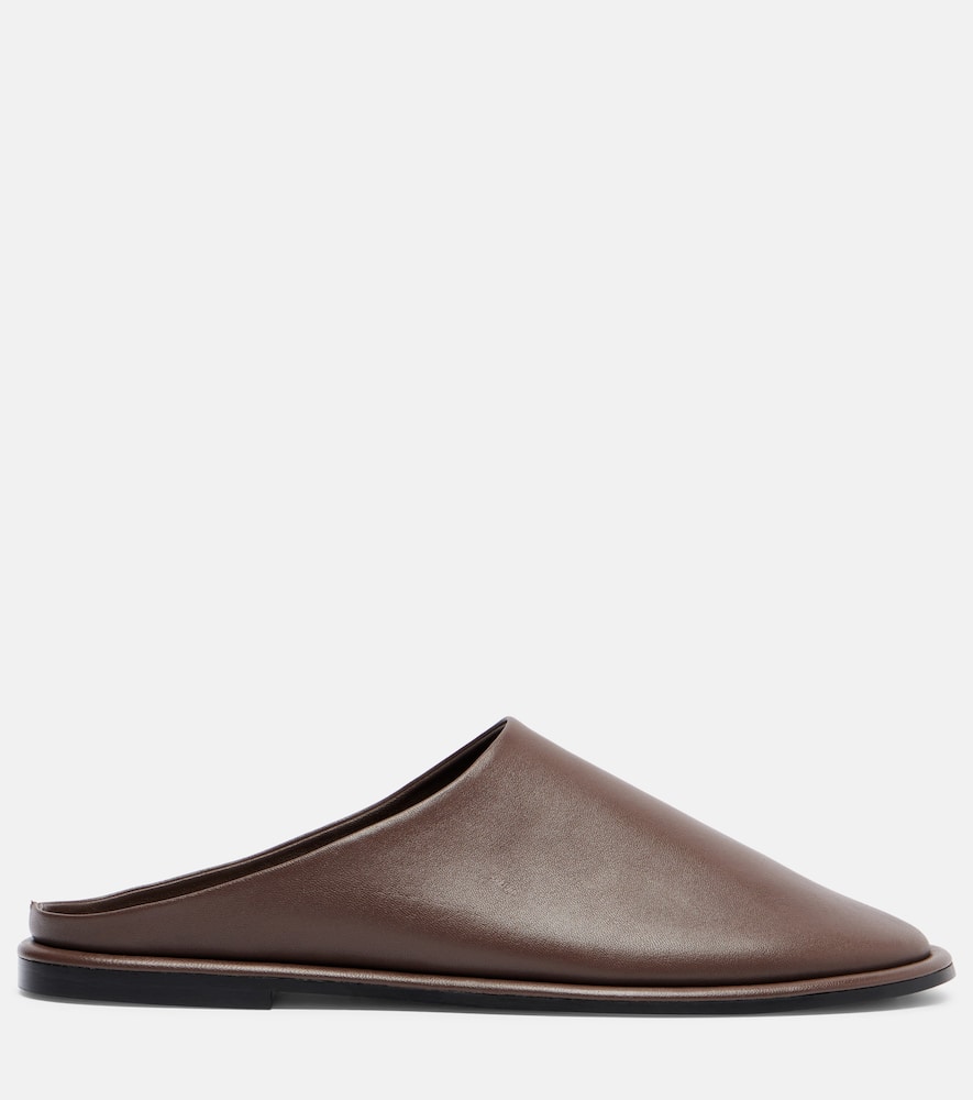 A.emery A. Emery Spencer Leather Mules In Brown