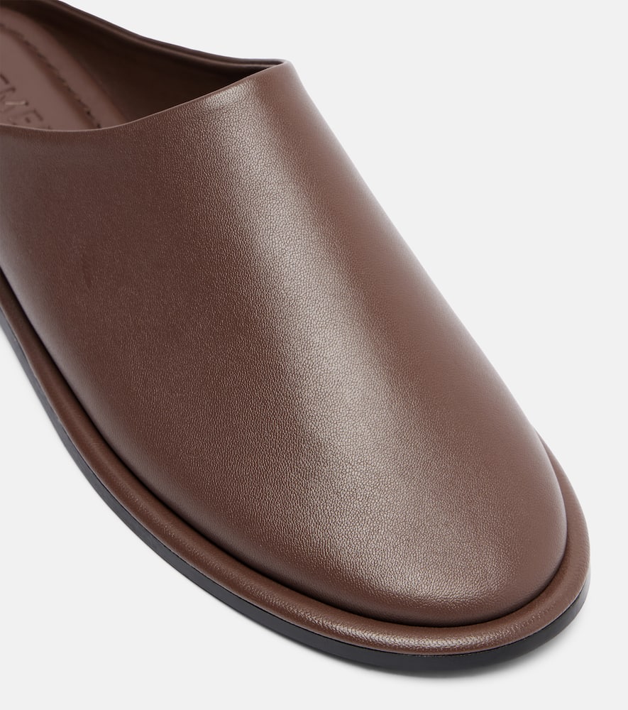 A.emery A. Emery Spencer Leather Mules In Brown