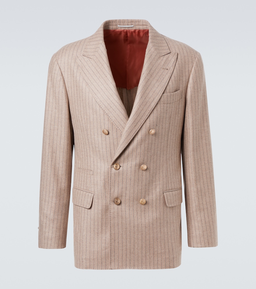 Striped Cashmere And Blazer