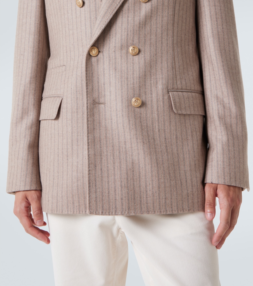 Striped Cashmere And Blazer