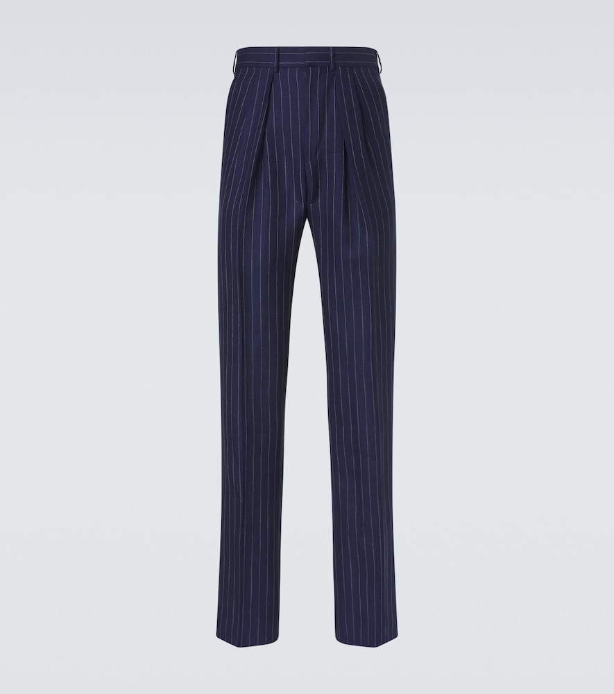 Tom Ford Pantalon droit en laine lin et soie 695 €