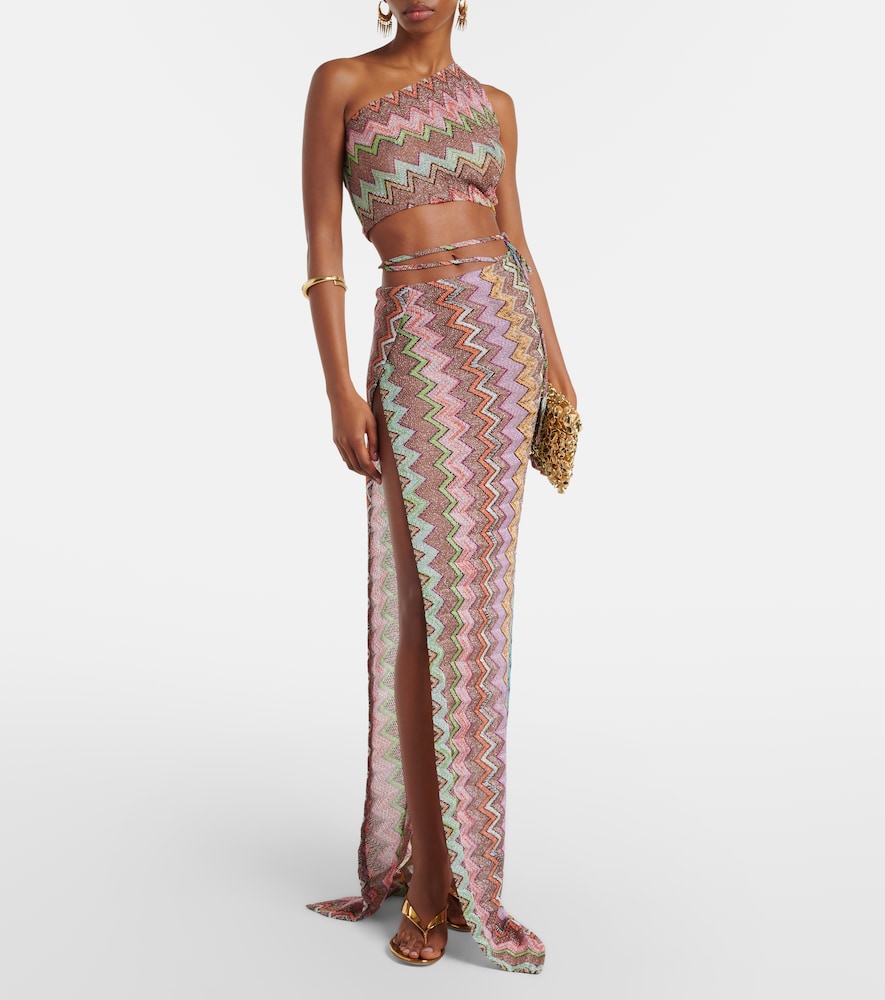  Missoni Missoni Wickelrock Aus Häkelstrick 