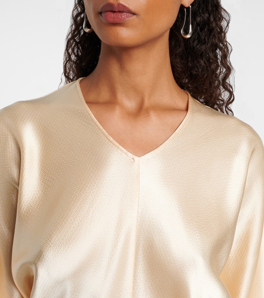 Fforme Gemma Satin Top In White