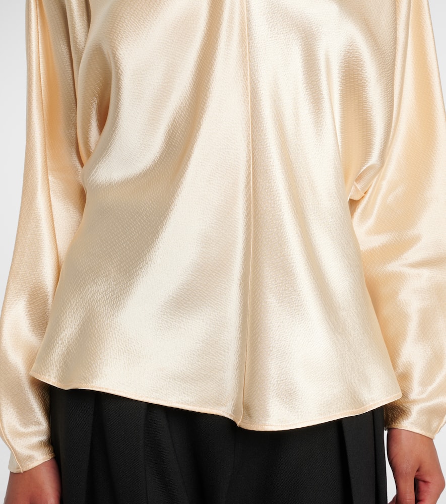 Fforme Gemma Satin Top In White
