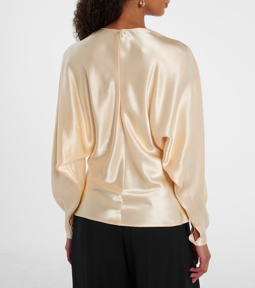 Fforme Gemma Satin Top In White