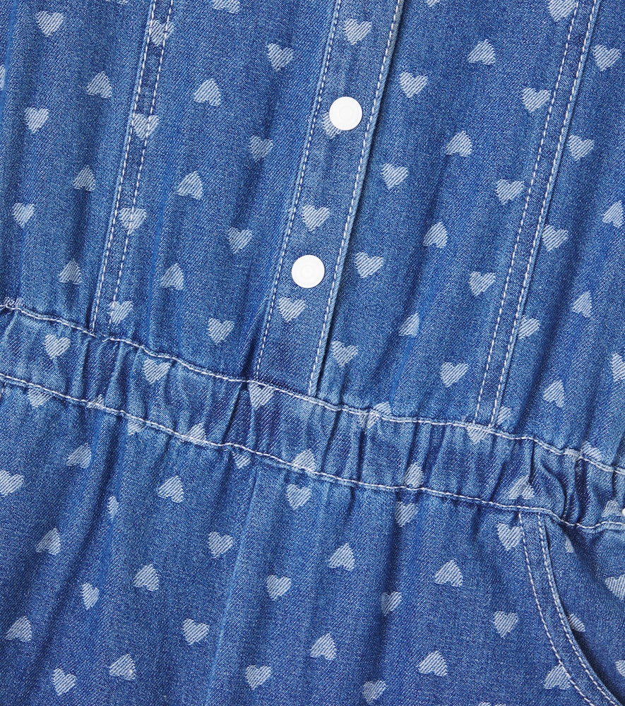  Zimmermann Kids Zimmermann Kids Printed Denim Playsuit 