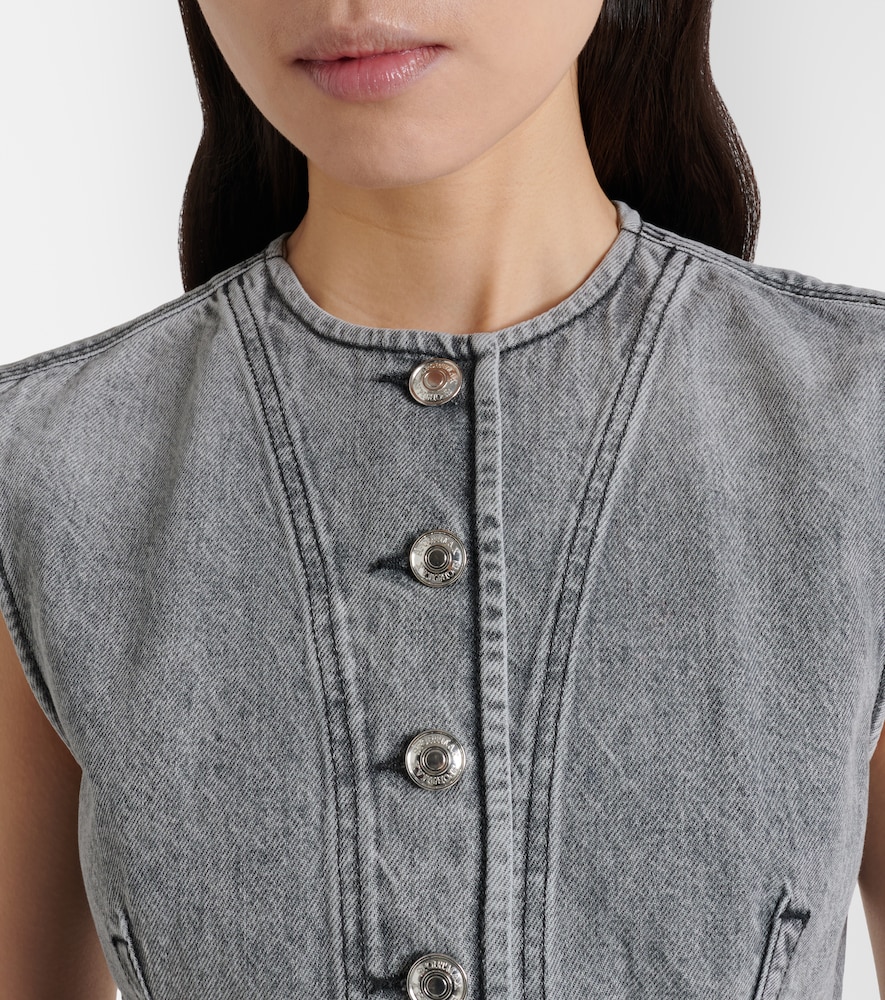  Sportmax Sportmax Weste Orli Aus Denim 