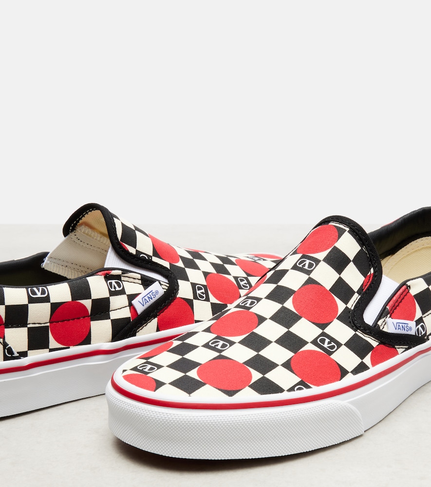  Valentino Garavani Valentino Garavani X Vans Slip-ons Vlogo Aus Canvas 