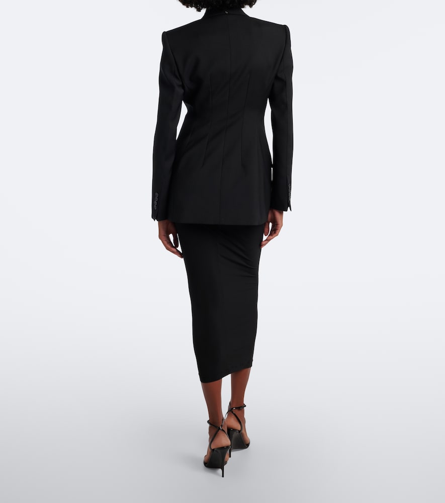 Gathered Wool And Midi