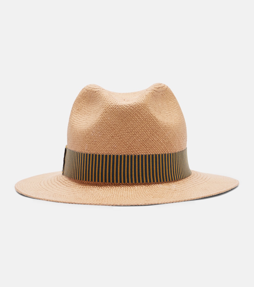 Eres Leone straw Panama hat