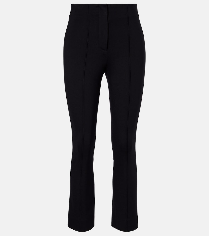 Veronica Beard Women's Black Kean Cropped Slim Pants Uk Size 14