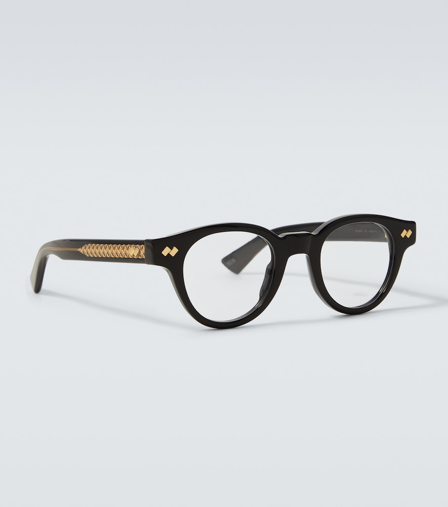  Bottega Veneta Bottega Veneta Round Glasses 
