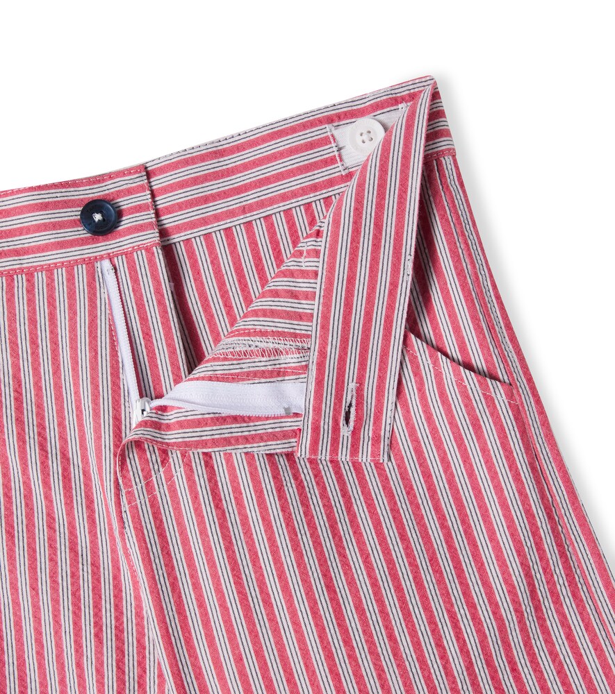  Tartine Et Chocolat Tartine Et Chocolat Striped Cotton Shorts 