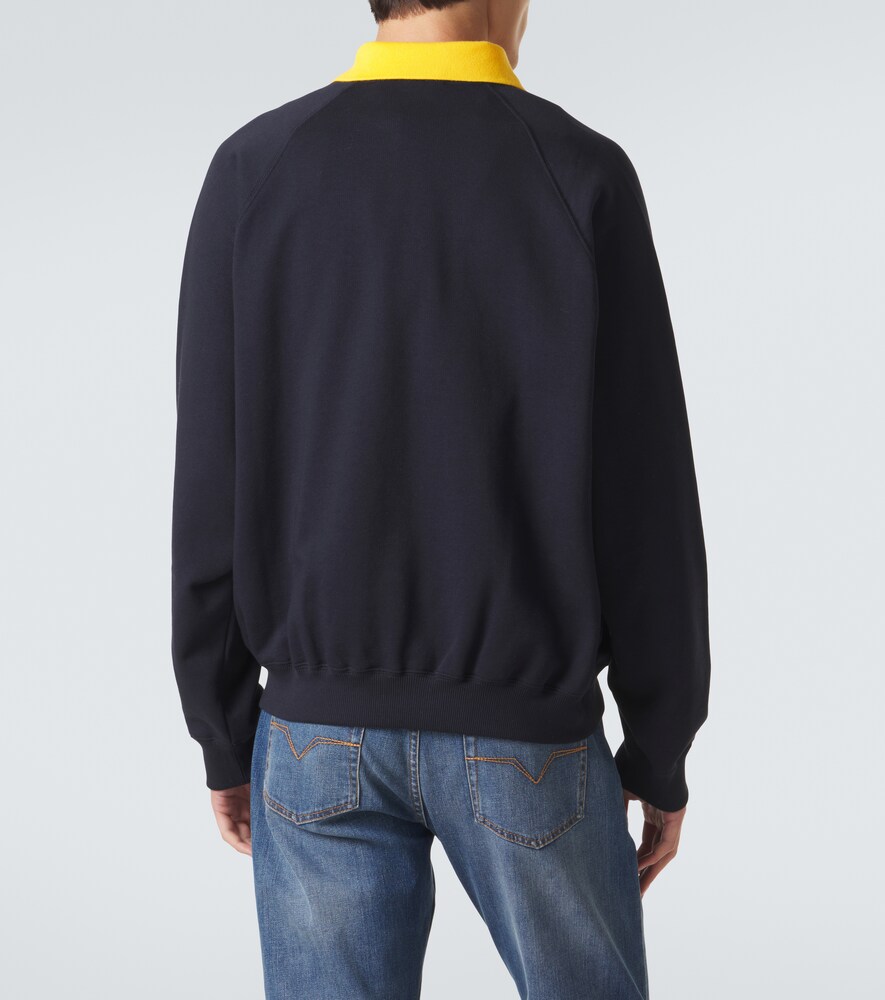  Versace Versace Polo De Jersey De Algodón Bordada 