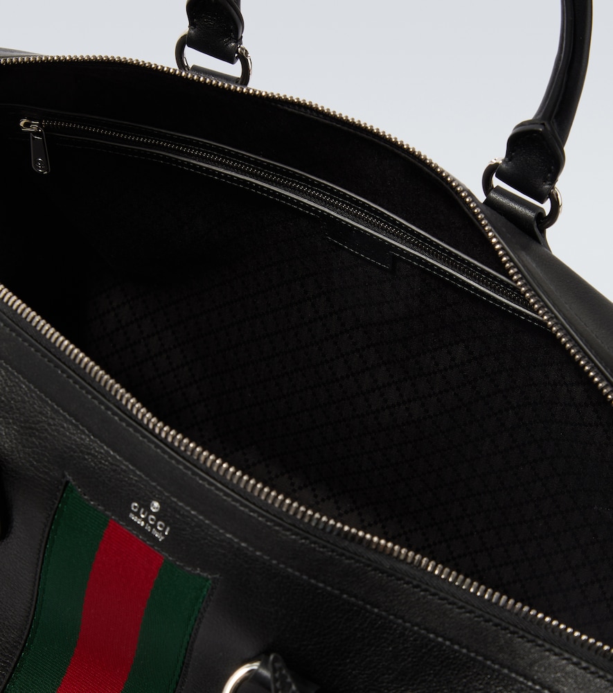  Gucci Gucci Weekender Web Trademark Medium Aus Leder 