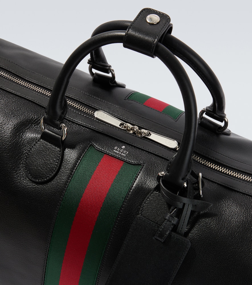  Gucci Gucci Weekender Web Trademark Medium Aus Leder 