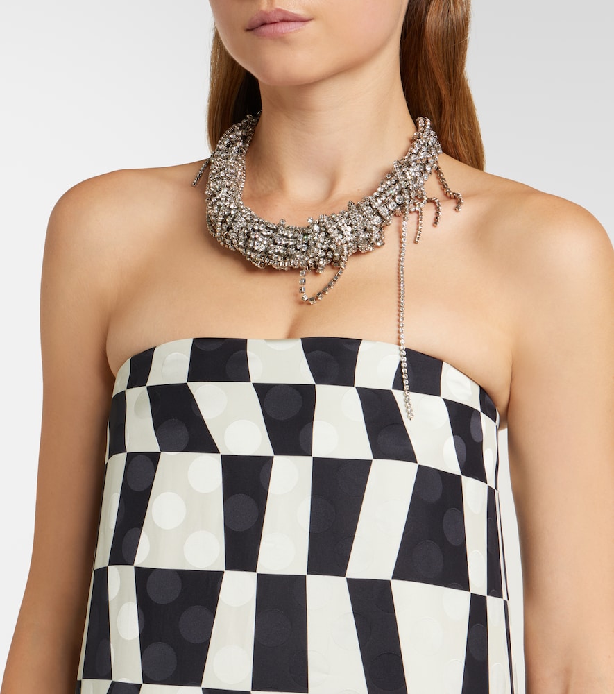  Dries Van Noten Dries Van Noten Bedruckte Robe 