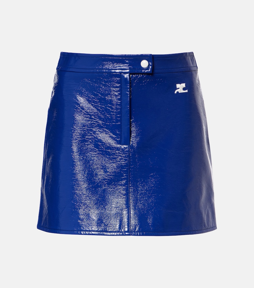 Courreges Courrèges Reedition vinyl miniskirt