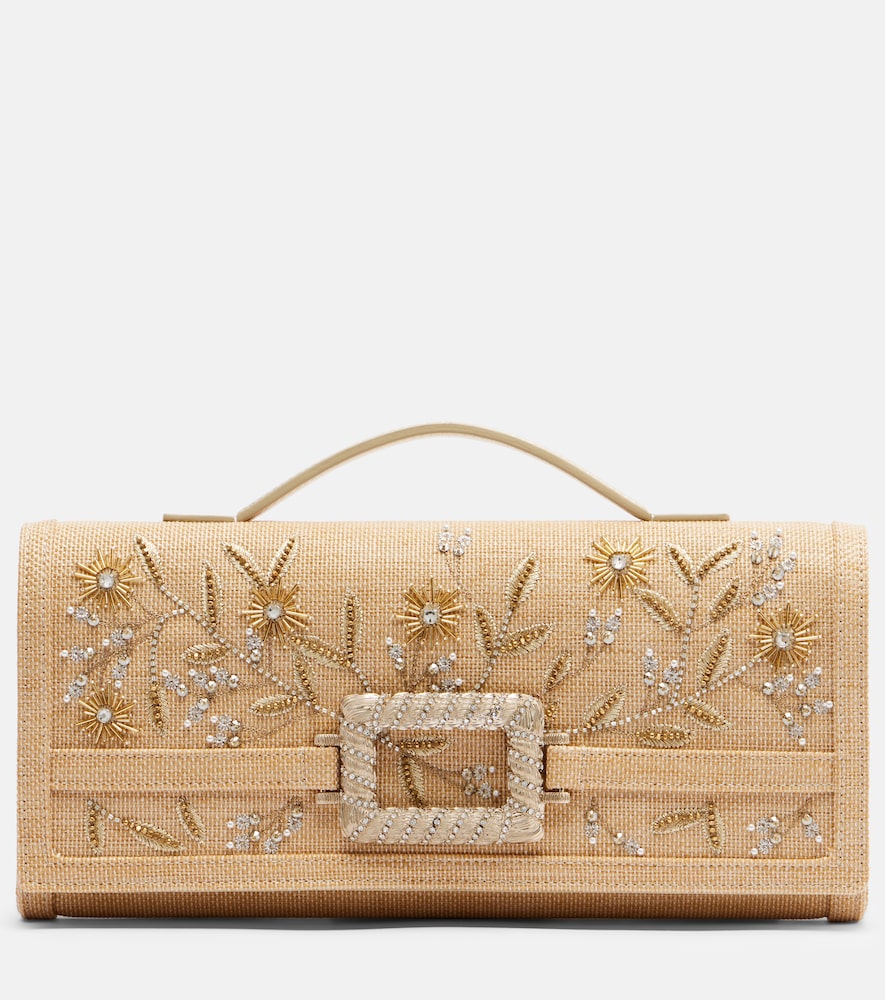 Roger Vivier Belle Vivier Small embroidered top-handle bag