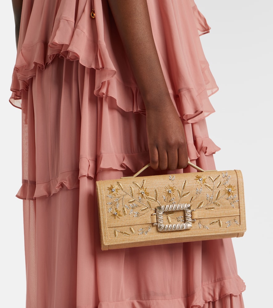 Roger Vivier Belle Vivier Small embroidered top-handle bag