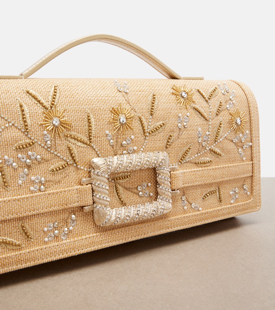  Roger Vivier Roger Vivier Bestickte Belle Vivier Small Tasche 