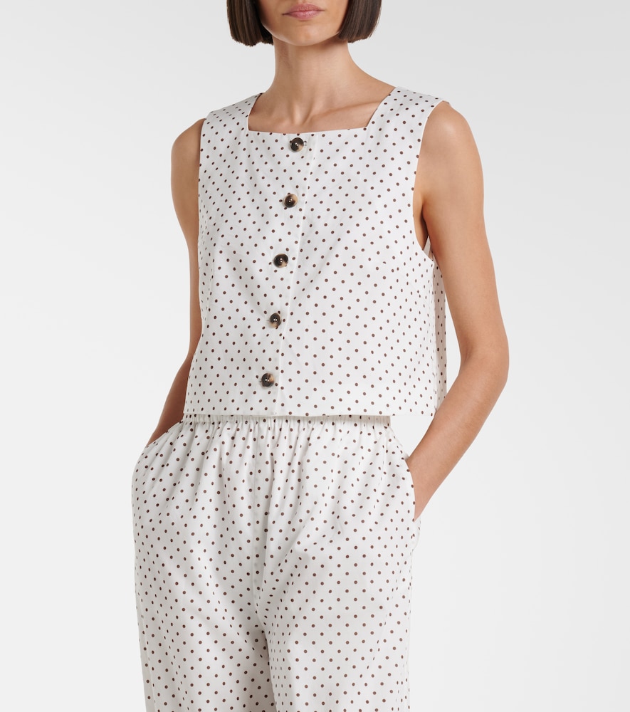  Posse Posse Rio Polka-dot Crop Top 
