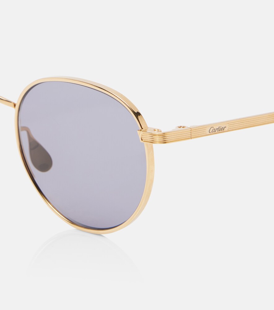  Cartier Eyewear Collection Cartier Eyewear Collection Runde Sonnenbrille Signature c 